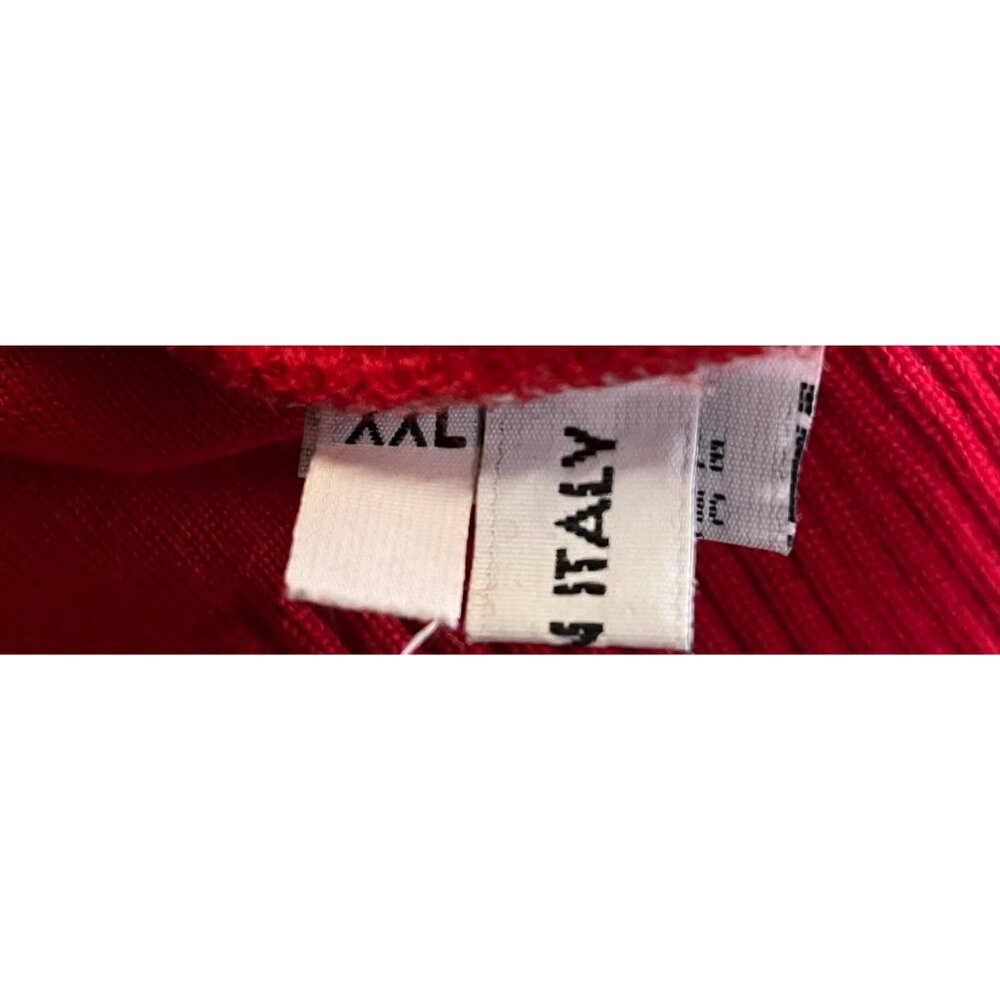 Paul & Shark Yachting Men's XXL Long Sleeve Crew Neck Red Wool Blend Sweater - Picture 10 of 10